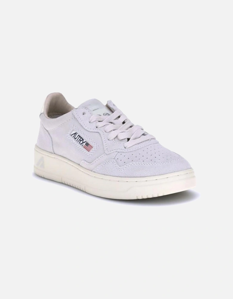 Medalist Low Leather Perforated Toe Sneakers Women - White