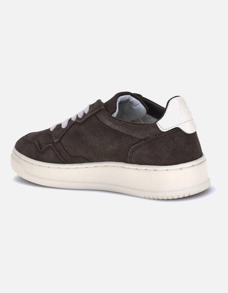 Medalist Low Suede Lace-Up Sneakers Women - Brown