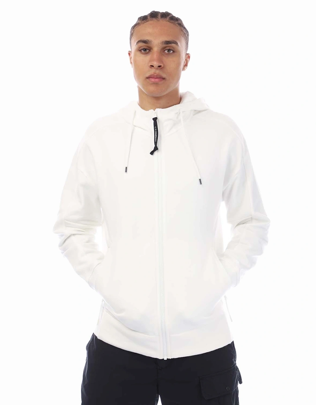 Diagonal Raised Fleece Goggle Hoodie, 5 of 4