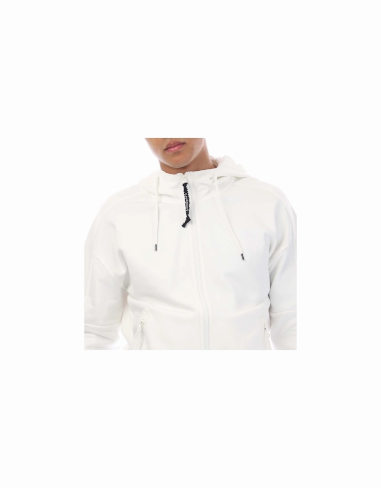 Diagonal Raised Fleece Goggle Hoodie