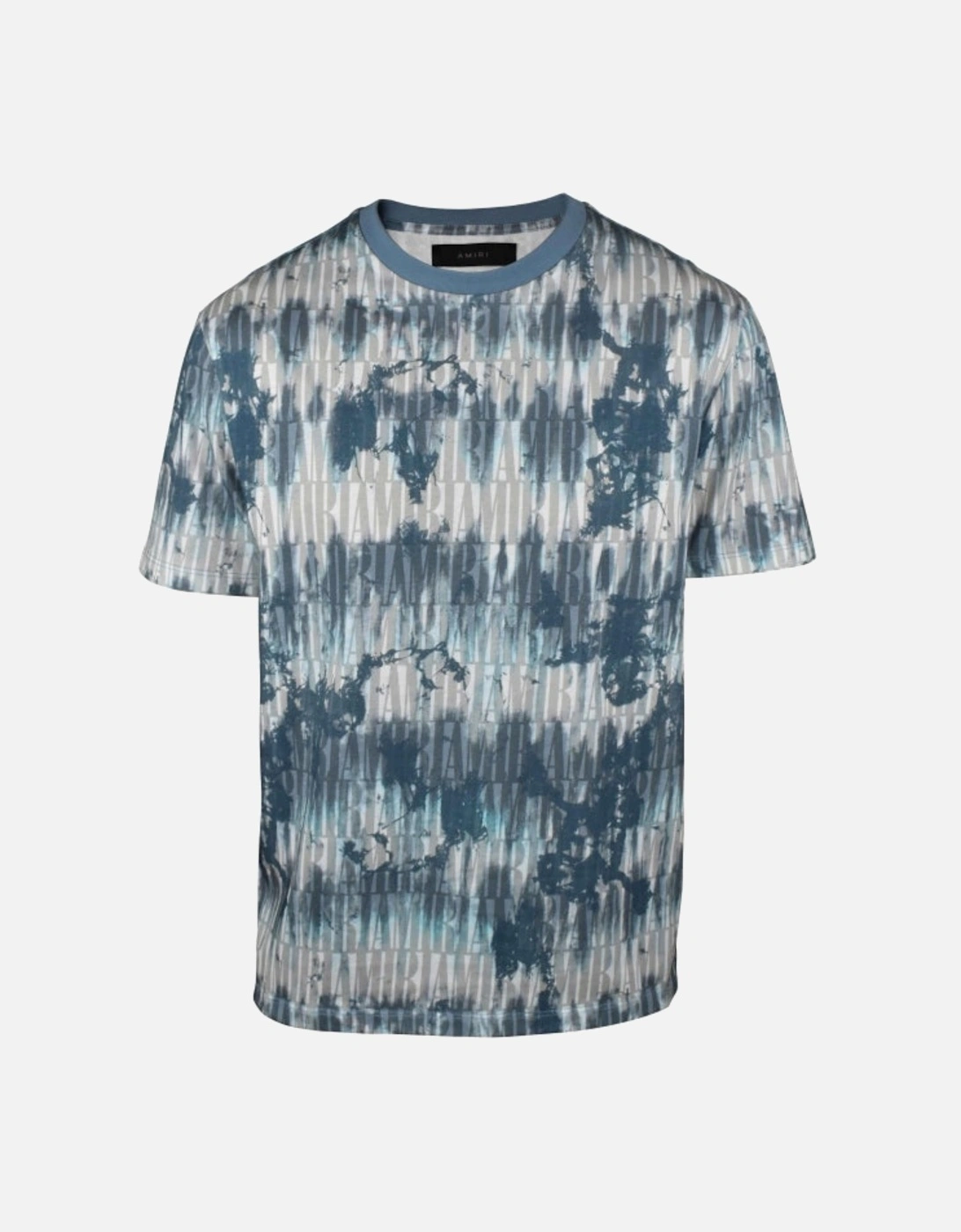 TIE DYE ALL OVER LOGO TEE BLUE, 4 of 3