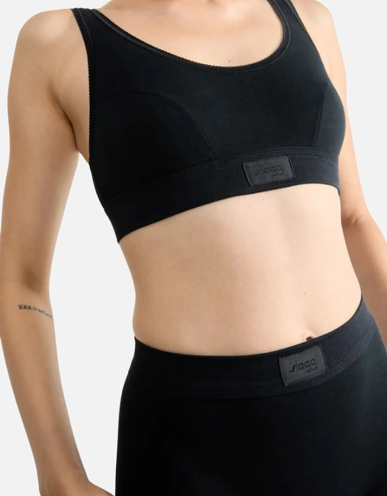 Double Comfort Top, Black