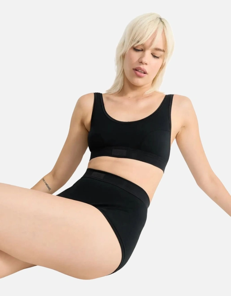 Double Comfort Top, Black