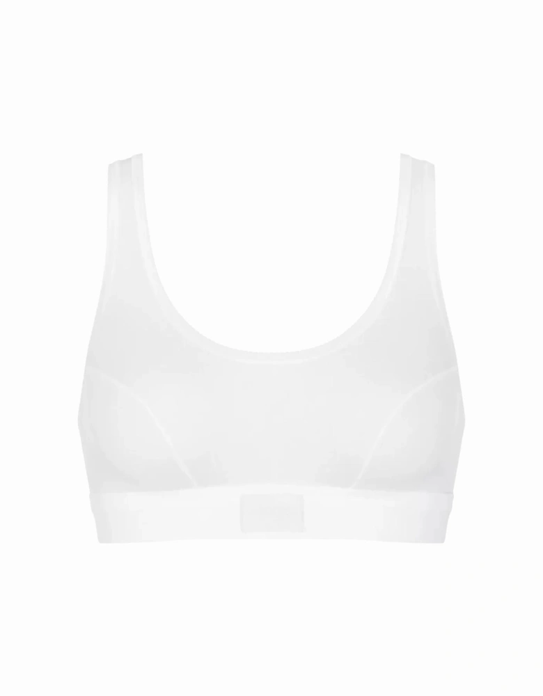 Double Comfort Top, White