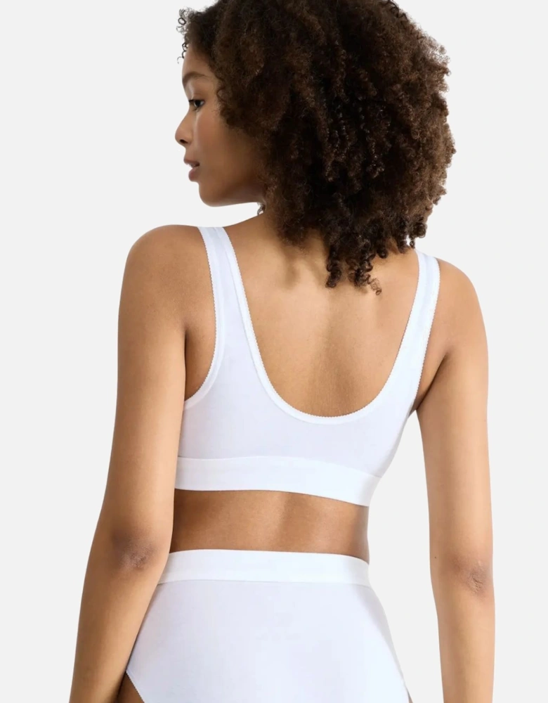 Double Comfort Top, White