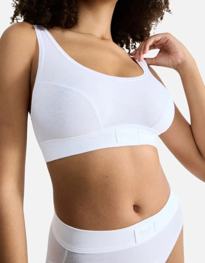 Double Comfort Top, White