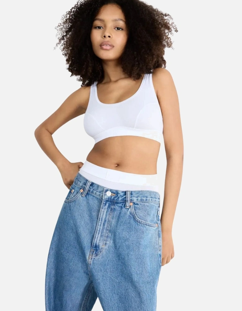 Double Comfort Top, White