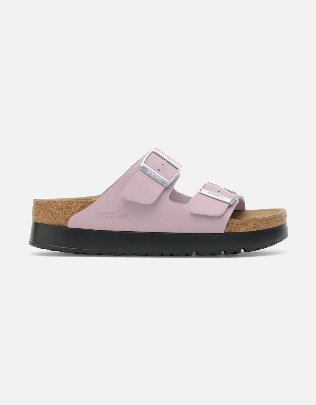 Birkenstock Women's Arizona Pap Flex Platform Birko-Flor Narrow Fit Faded Purple