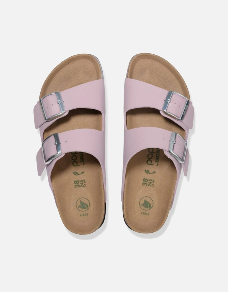 Birkenstock Women's Arizona Pap Flex Platform Birko-Flor Narrow Fit Faded Purple