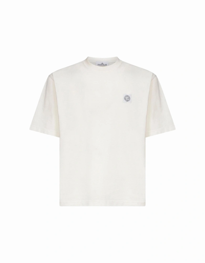 S0115 Compass Patch T-shirt Cream