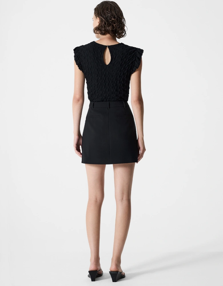 Women's Azra Twill Mini Skirt Black