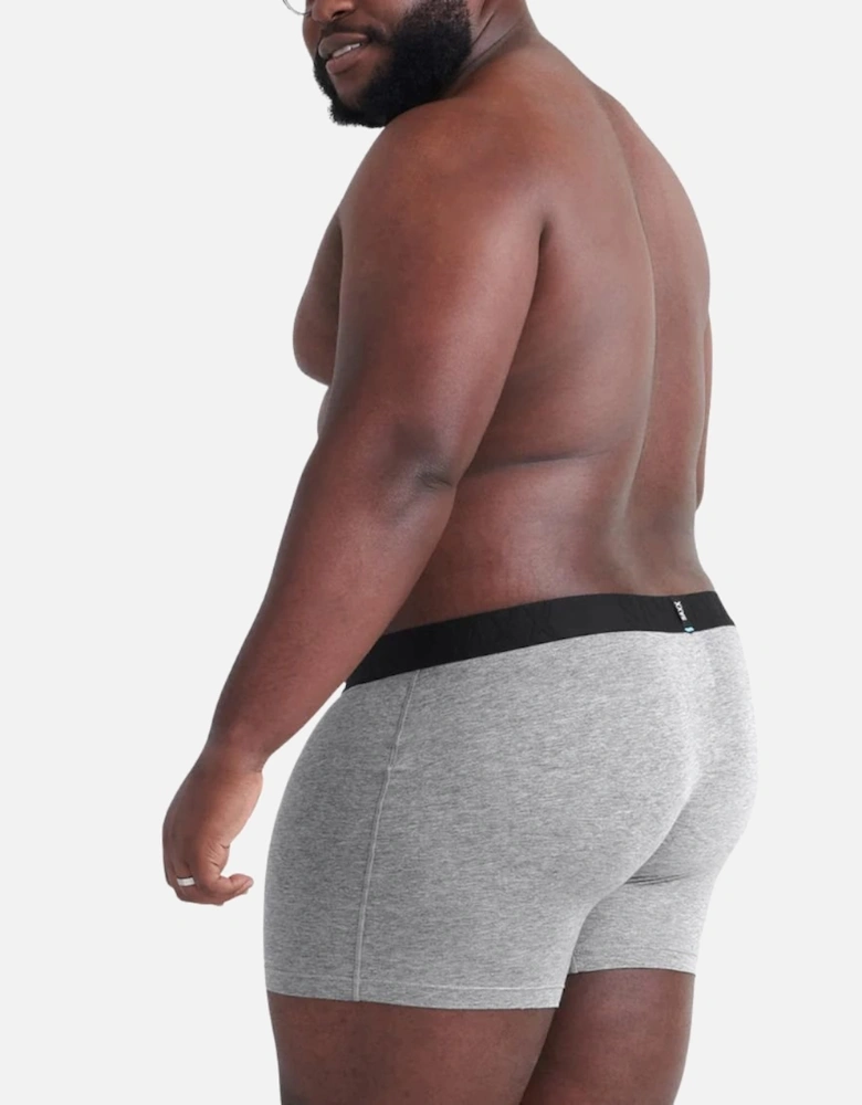 DropTemp® Cooling Cotton Fly Boxer Brief 5", Dark Grey Heather