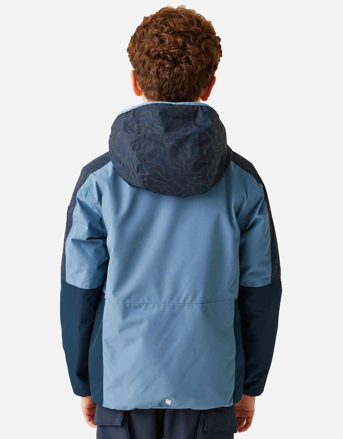 Childrens/Kids Volcanics VIII Terrain Print Reflective Jacket