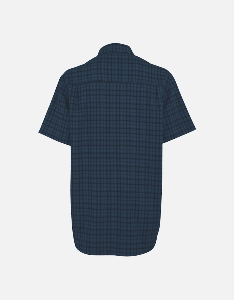 Mens Begarno Checked Short-Sleeved Shirt