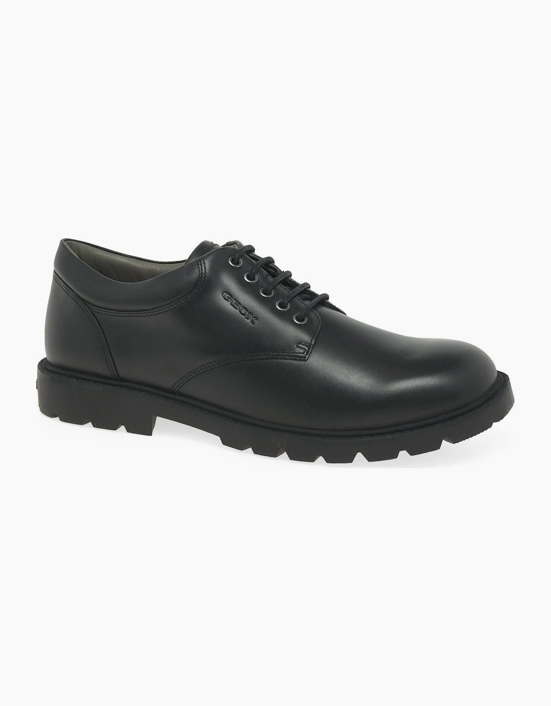 Geox Boys Black 'S Junior Shaylax Lace Senior School Shoes - : 7 (Older) Size 7 Kids