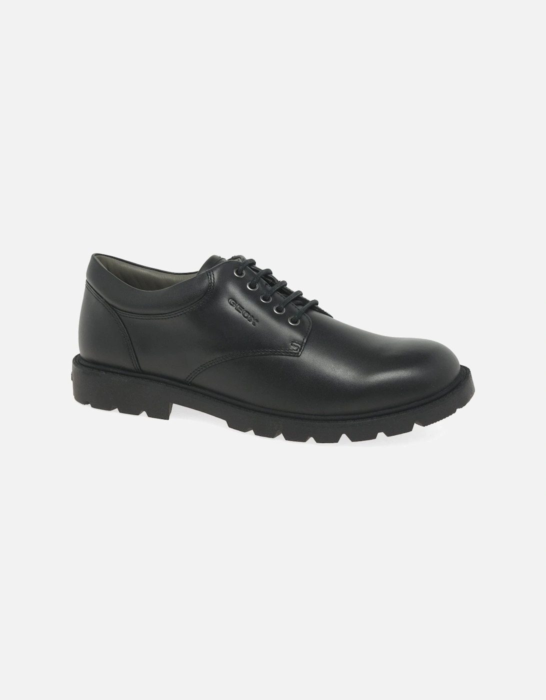 Junior Shaylax Lace Boys Senior School Shoes, 7 of 6