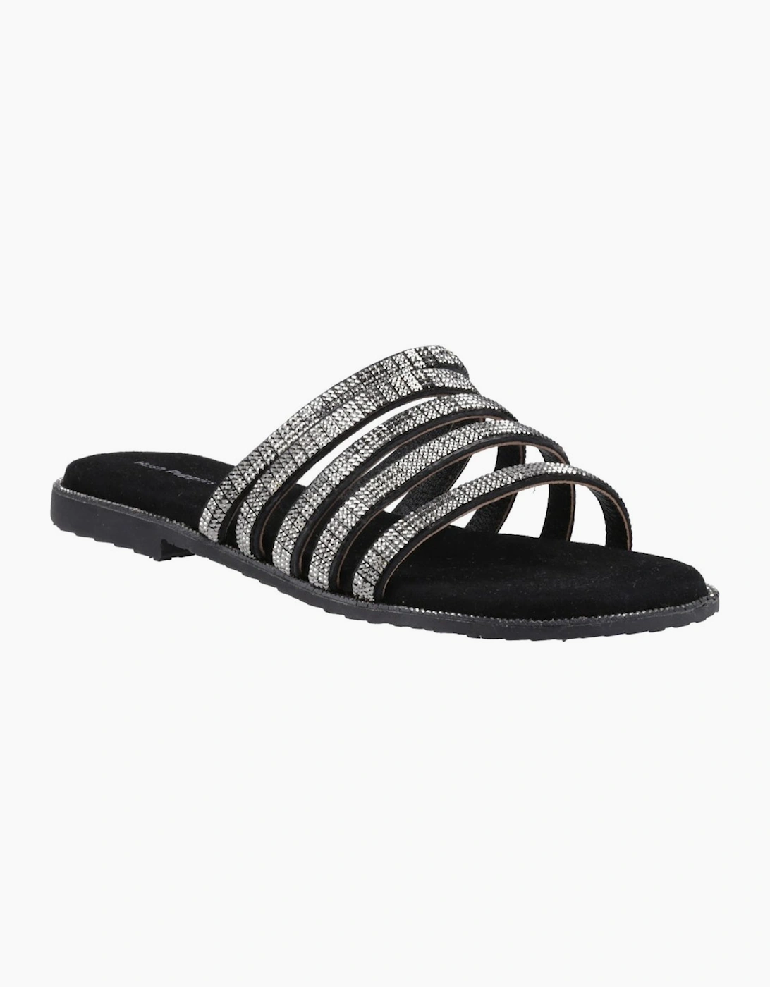 Hush Puppies Women's Black Paris Slide Sandals - Size 7