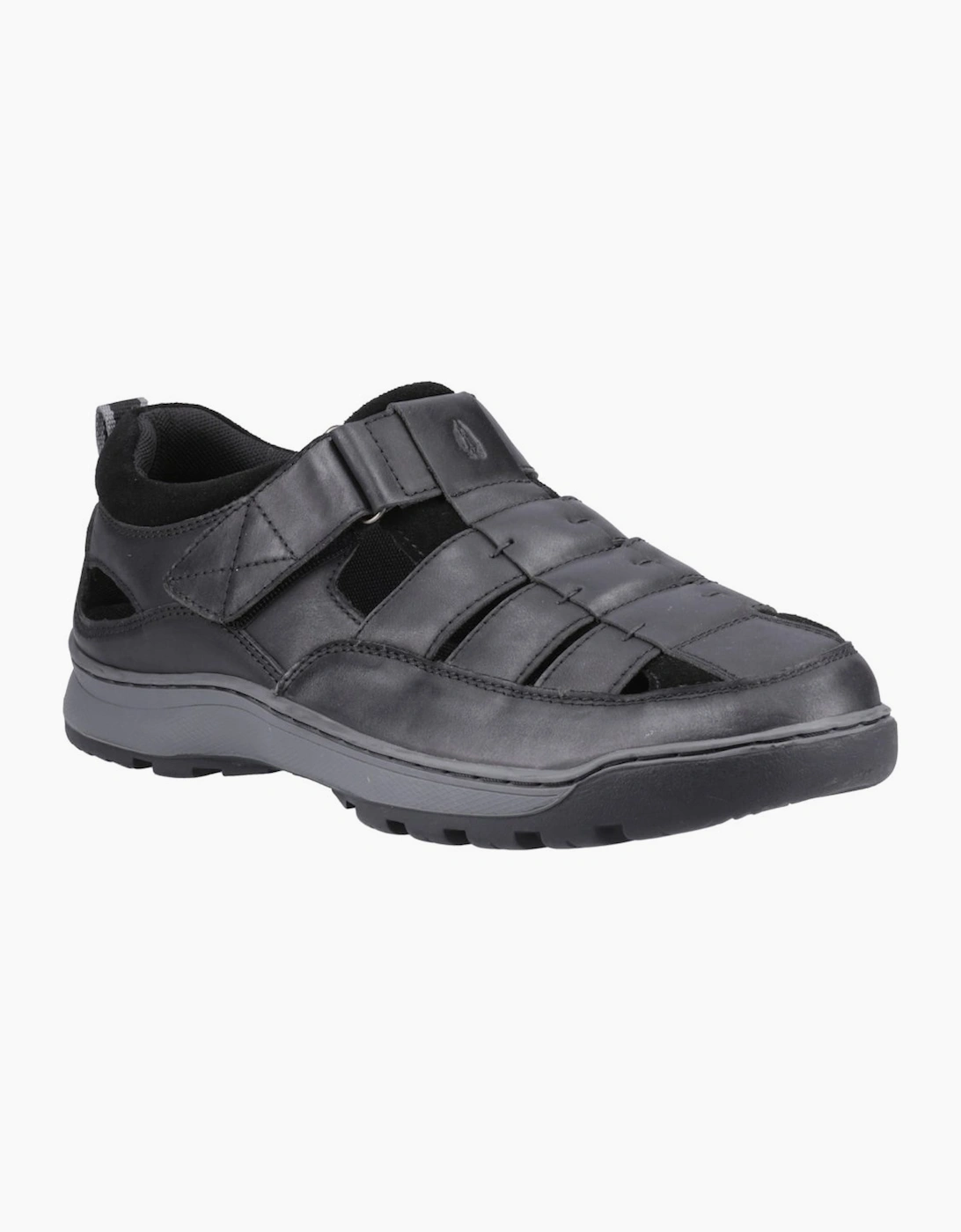 Hush Puppies Men's Black Rucker Fisherman Sandals - Size 6