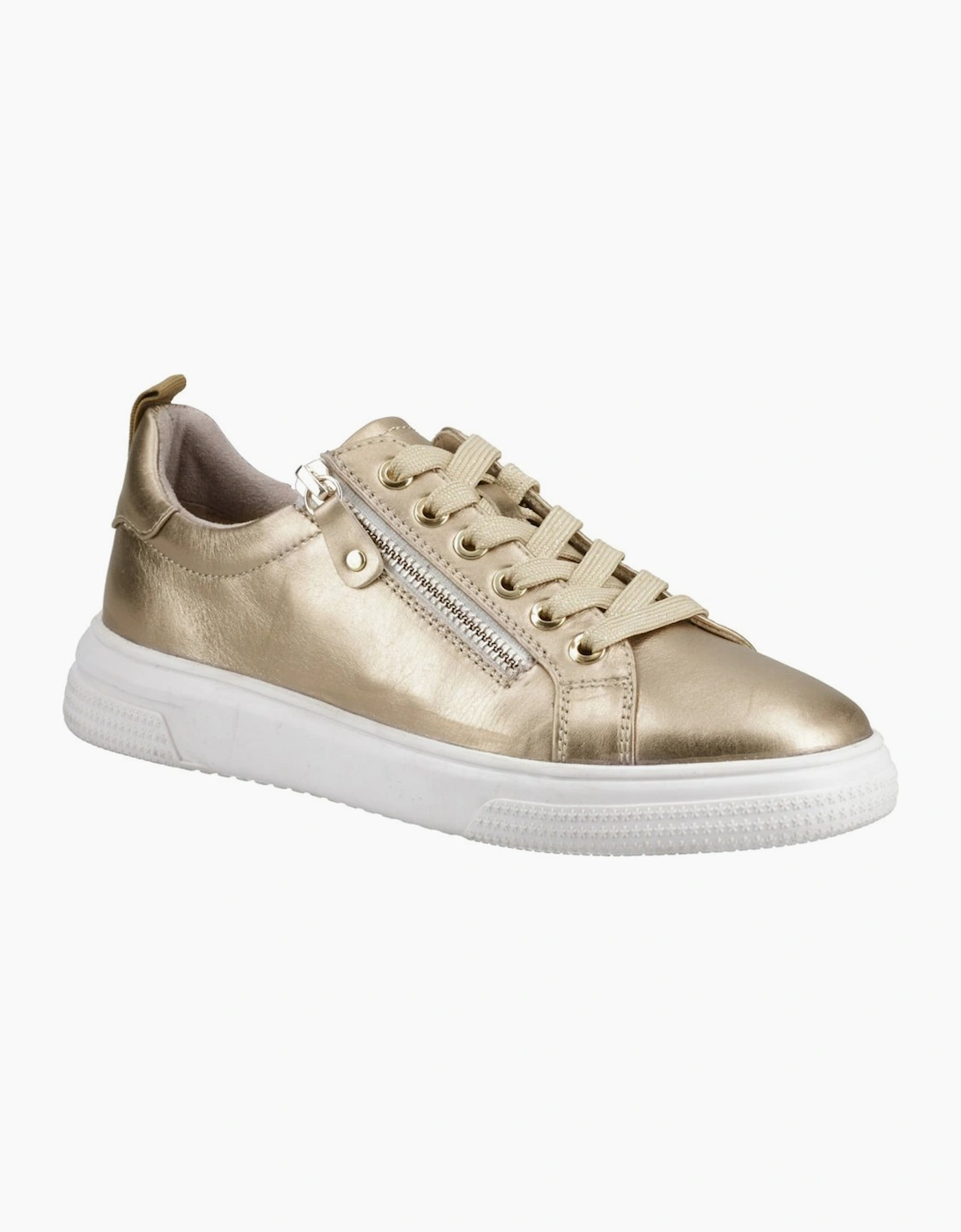 Hush Puppies Women's Gold Martha Trainers - Size: 5