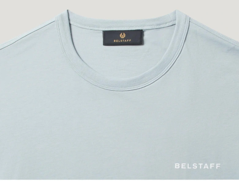 Border T-Shirt Quarry Blue