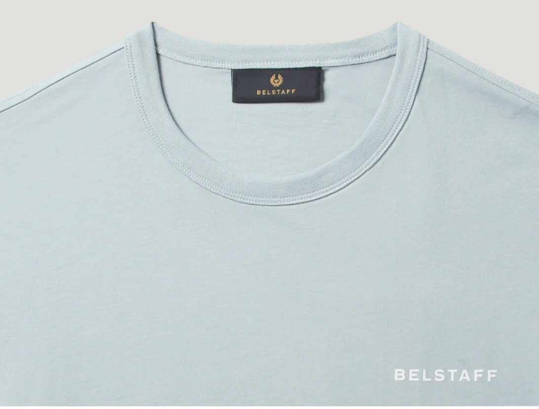 Border T-Shirt Quarry Blue