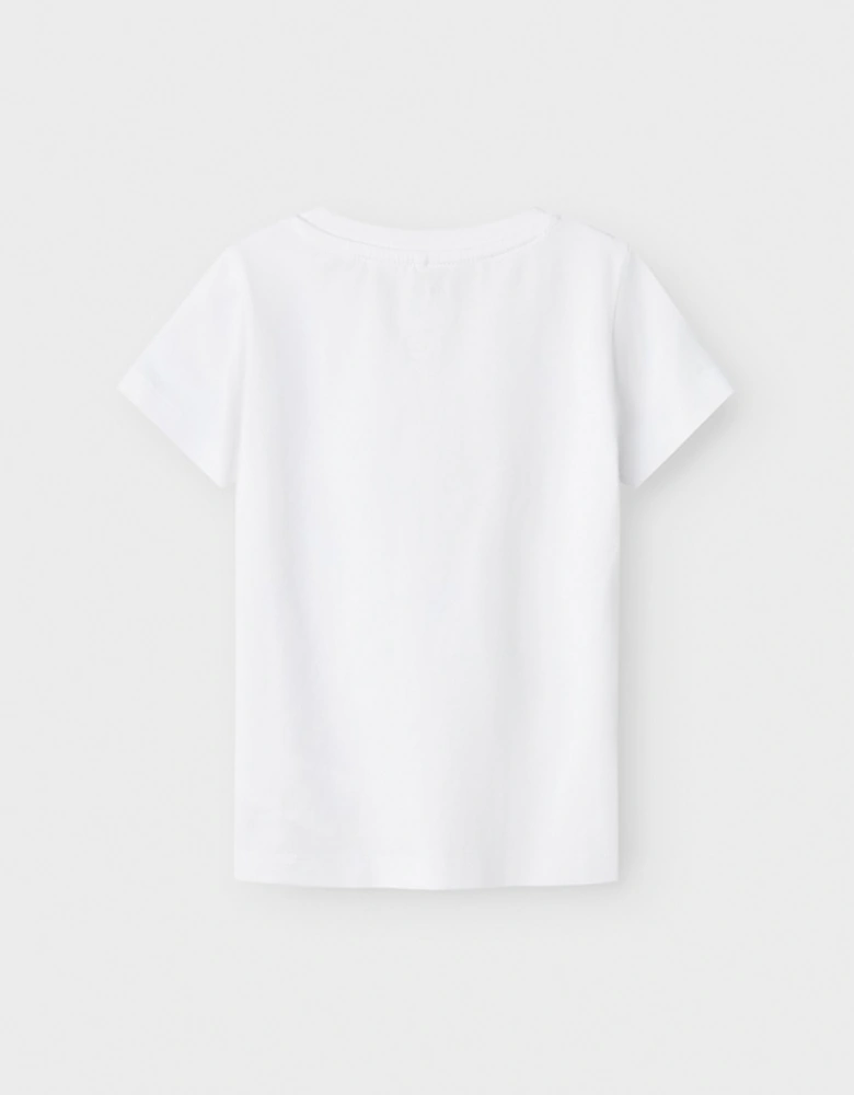 Mini Girl's Lofla Short Sleeve Top Bright White