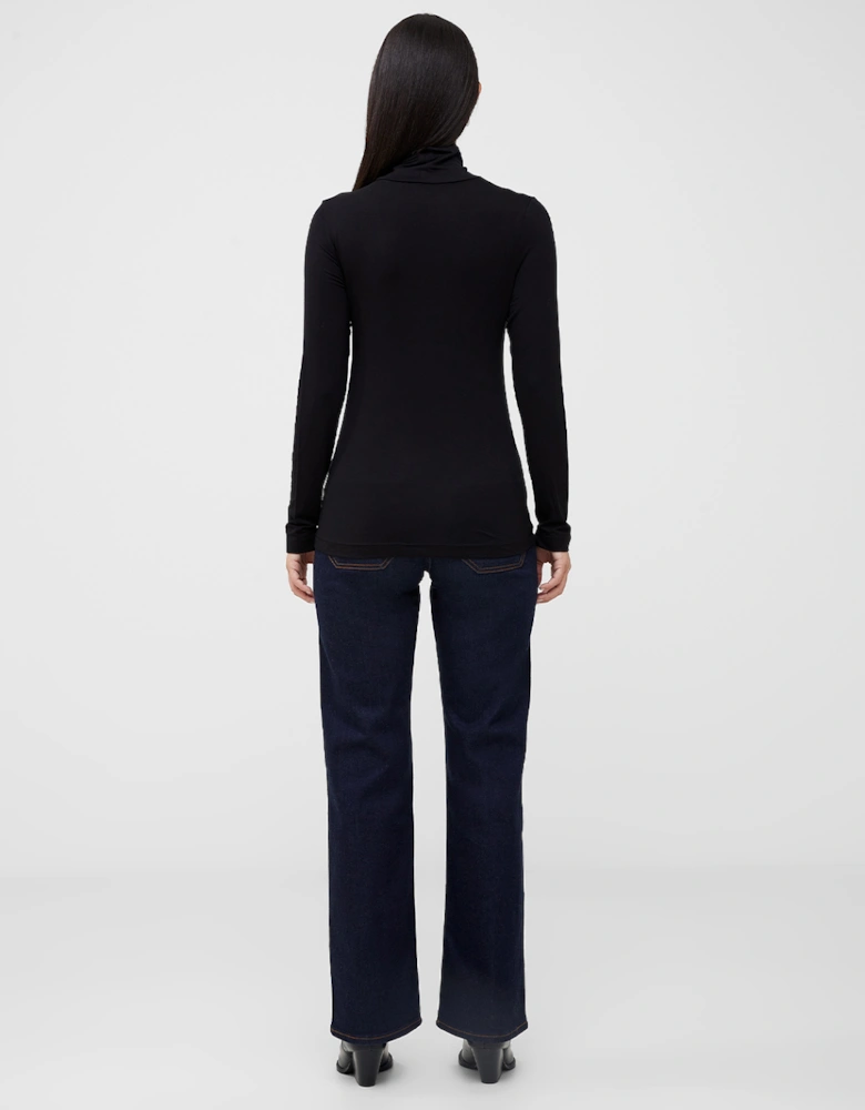 Women's Venitia Jersey Split Cuff Top Black