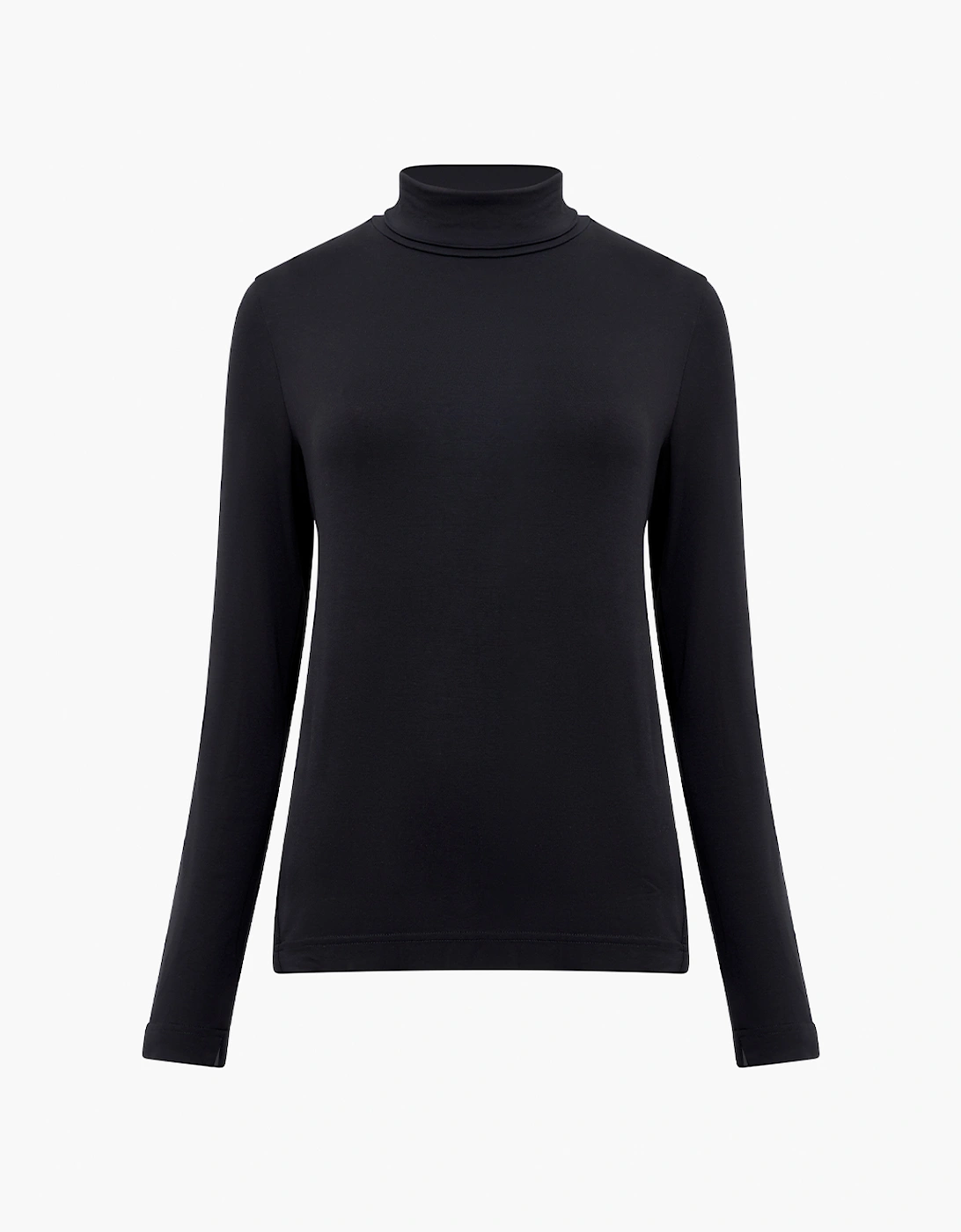 Women's Venitia Jersey Split Cuff Top Black