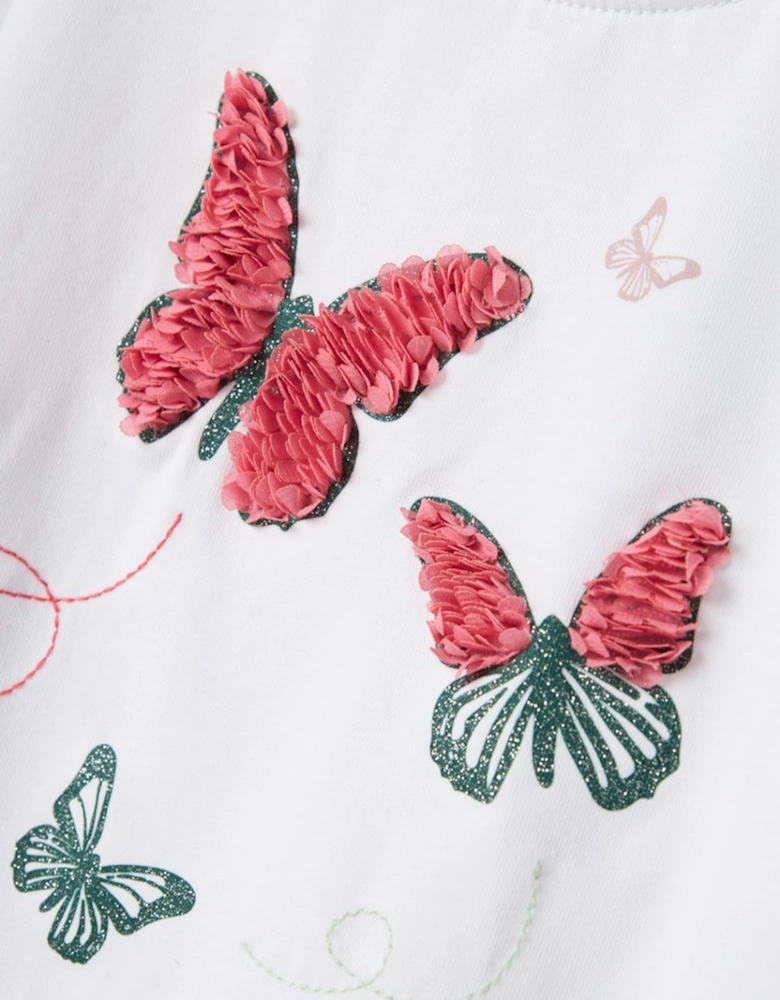 Mini Girl's Lofla Short Sleeve Top Bright White