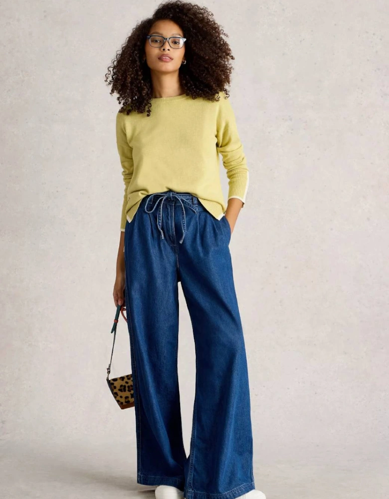 Women's Olive Jumper Light Yellow