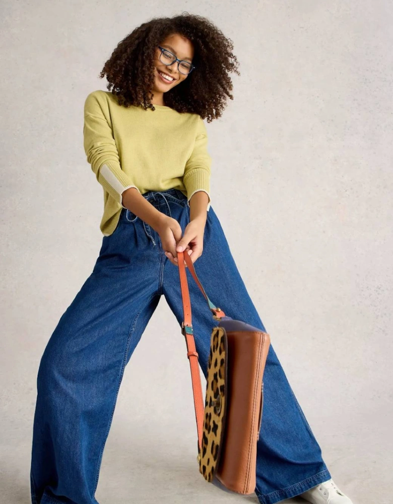 Women's Olive Jumper Light Yellow