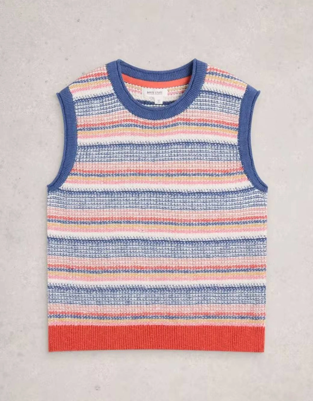 Women's Tara Texture Tank Blue Multi
