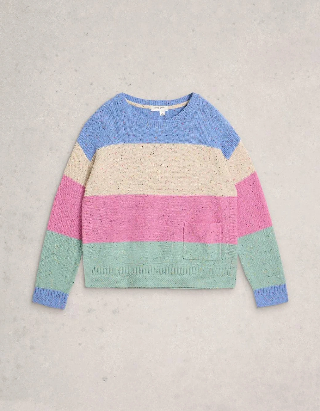 Women's Victoria Stripe Jumper Natural Multi