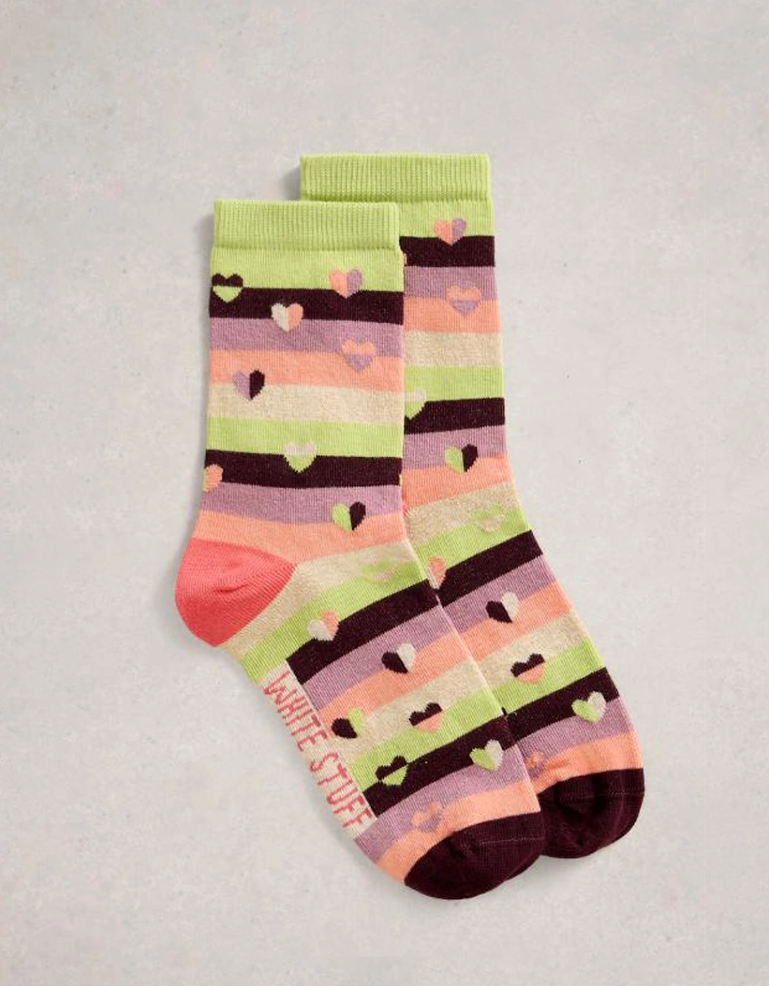 Women's Pattern Ankle Sock Green Multi, 3 of 2