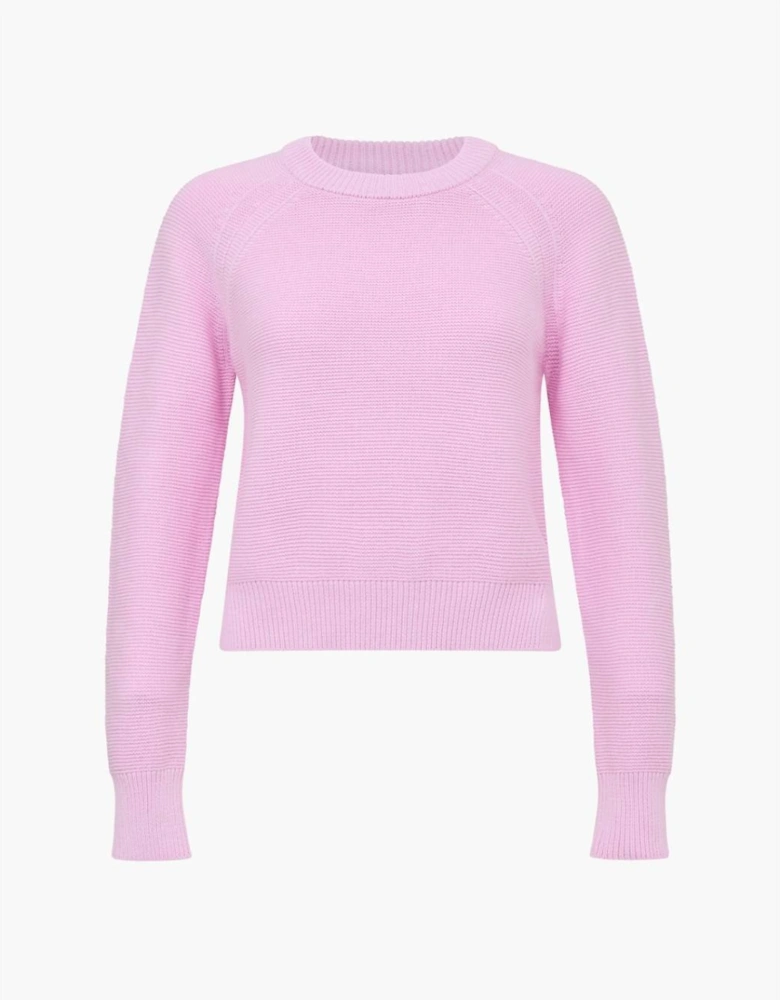 Women's Lily Mozart Crew Neck Jumper Violet Pink
