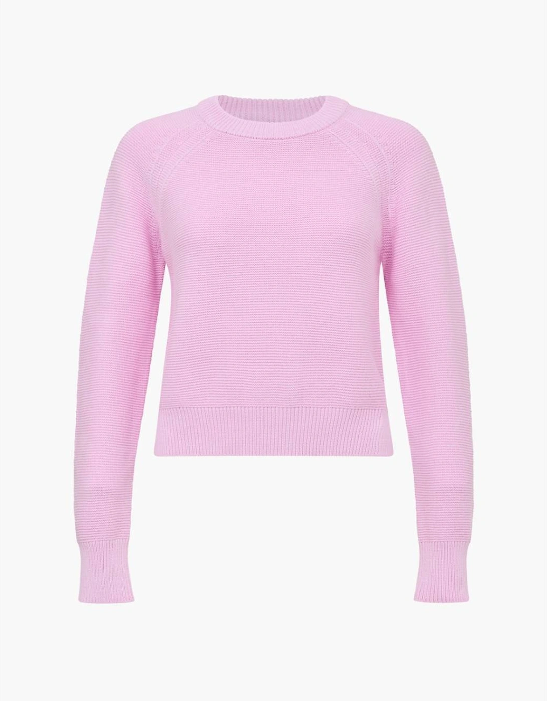 Women's Lily Mozart Crew Neck Jumper Violet Pink, 2 of 1