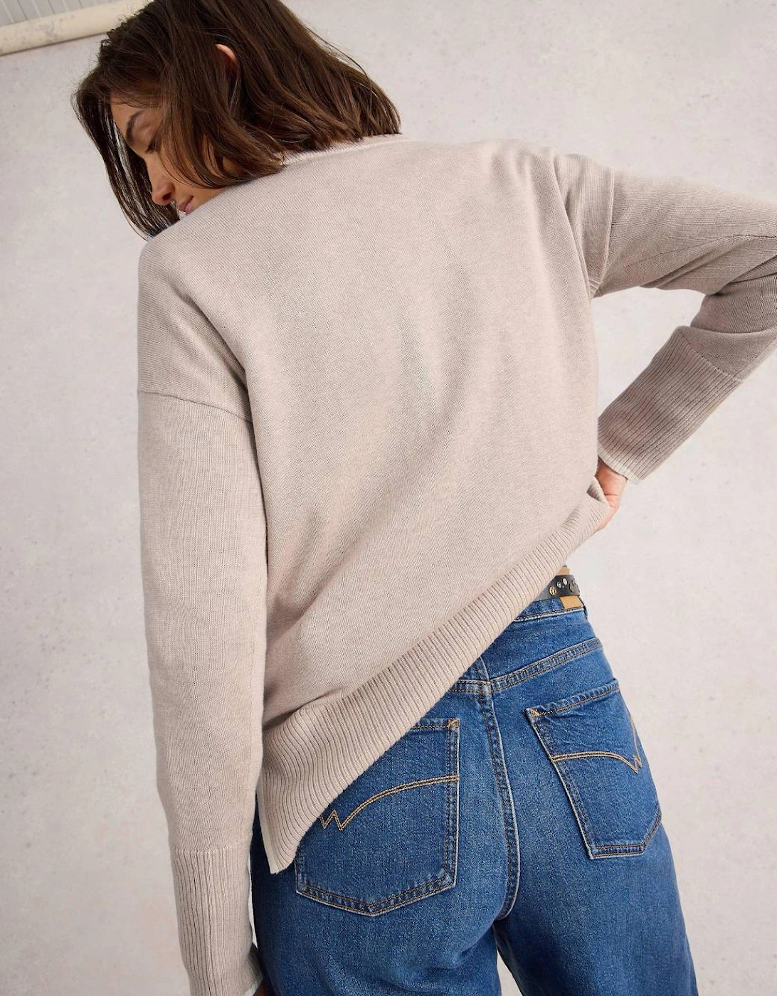 Women's Olive Jumper Light Natural