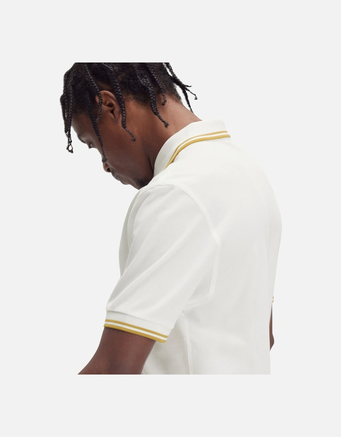 Twin Tipped Polo Shirt Snow White/Honeycomb