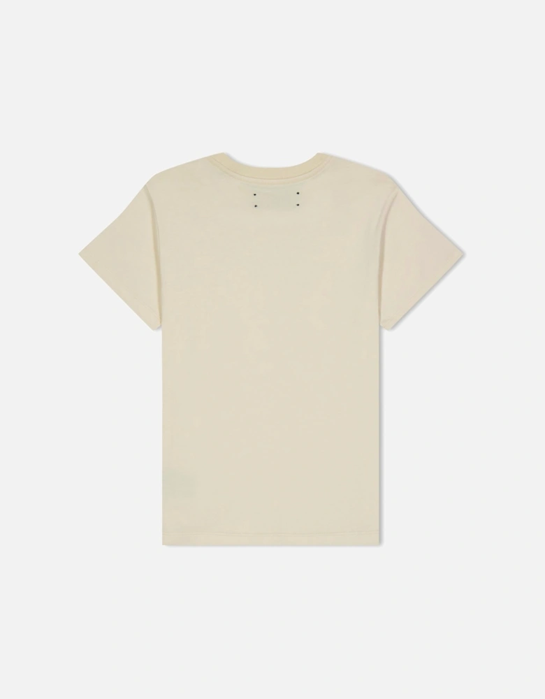 KIDS CORE LOGO TEE BIRCH / RED