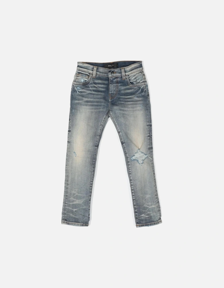 KIDS BROKEN JEANS CLAY INDIGO