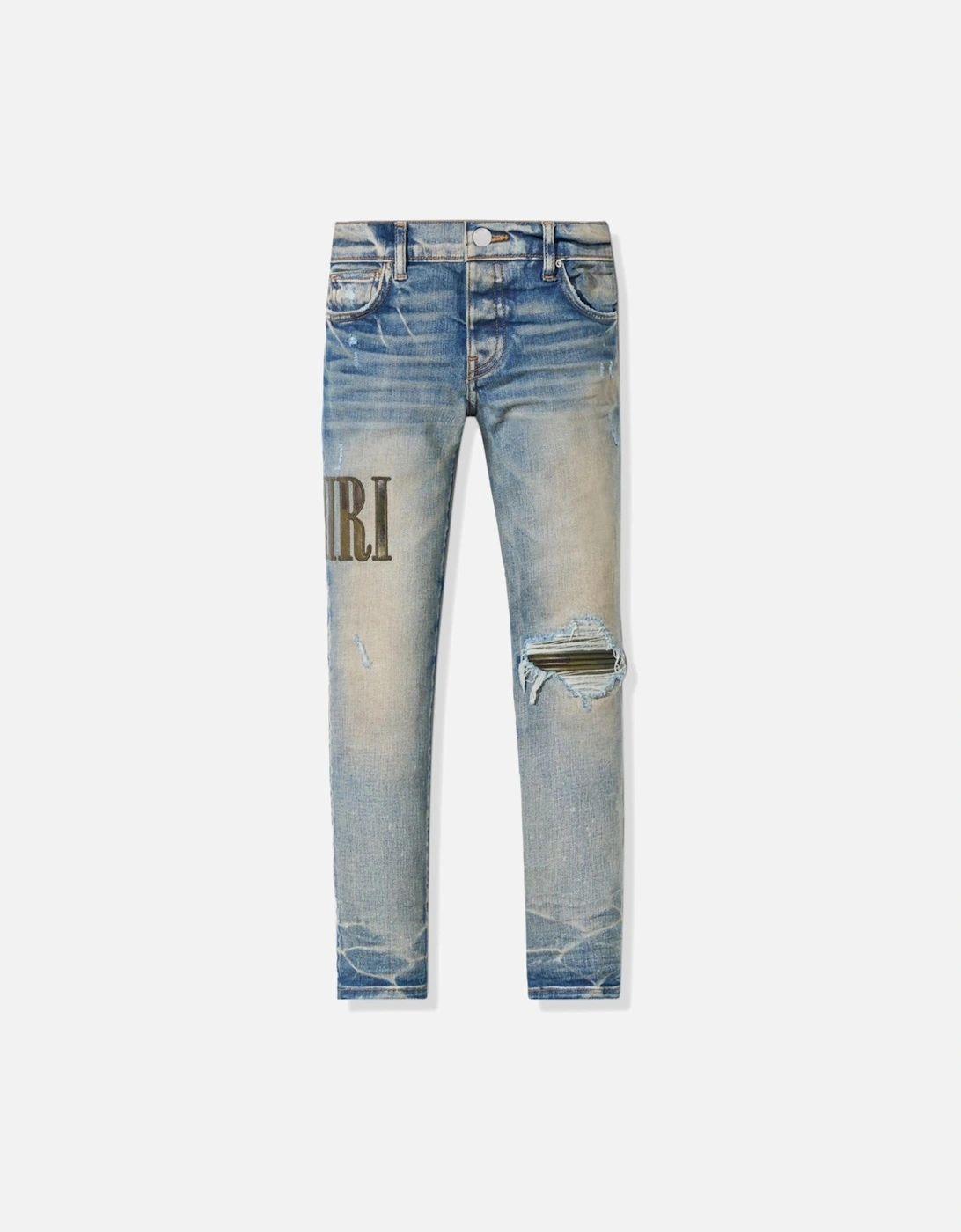 KIDS CAMO APPLIQUE DENIM JEANS CLAY INDIGO, 3 of 2