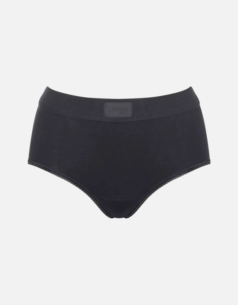 Double Comfort 2-Pack Maxi Briefs, Black