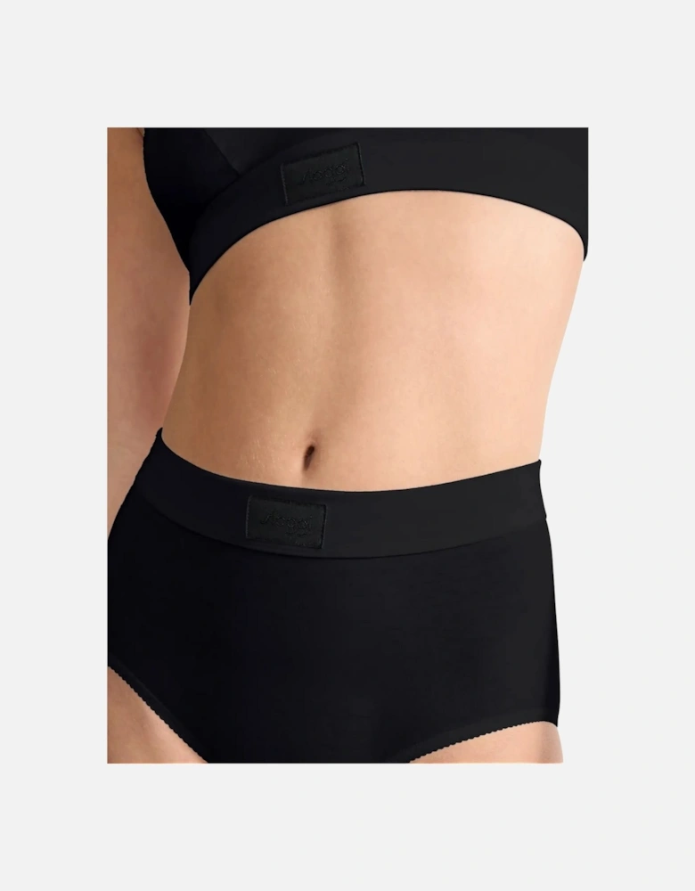Double Comfort 2-Pack Maxi Briefs, Black