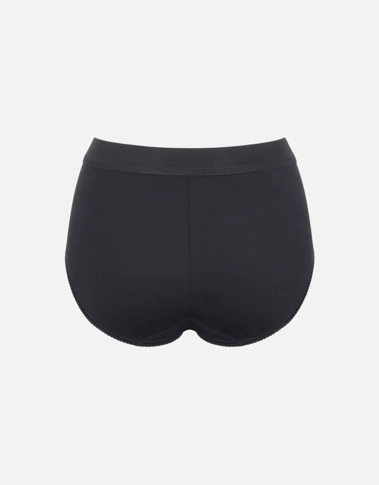 Double Comfort 2-Pack Maxi Briefs, Black