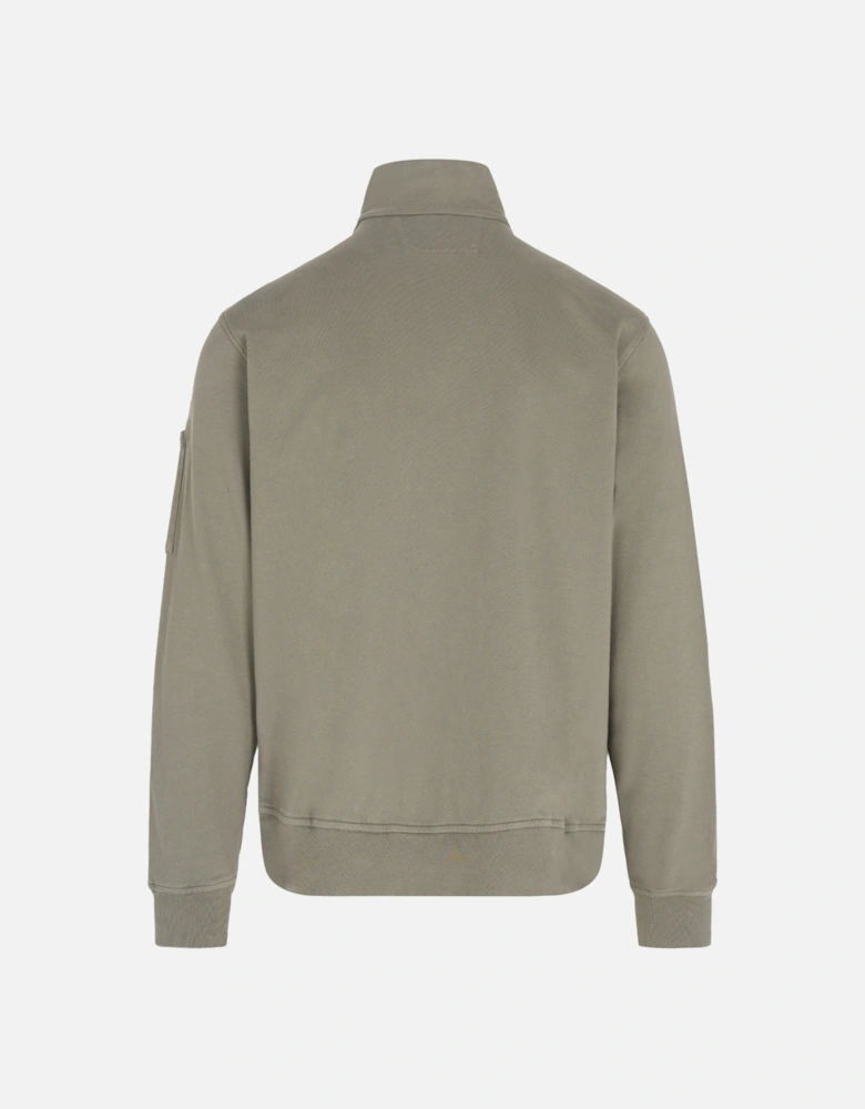 Quarter Zip Sweatshirt Grey