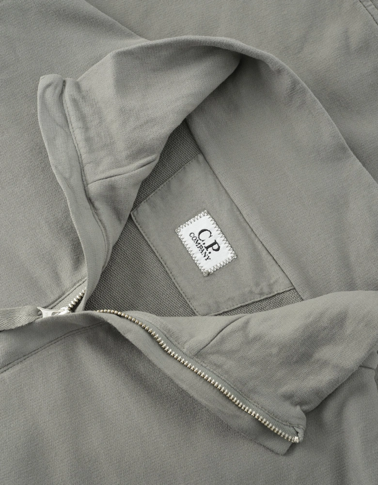 Quarter Zip Sweatshirt Grey