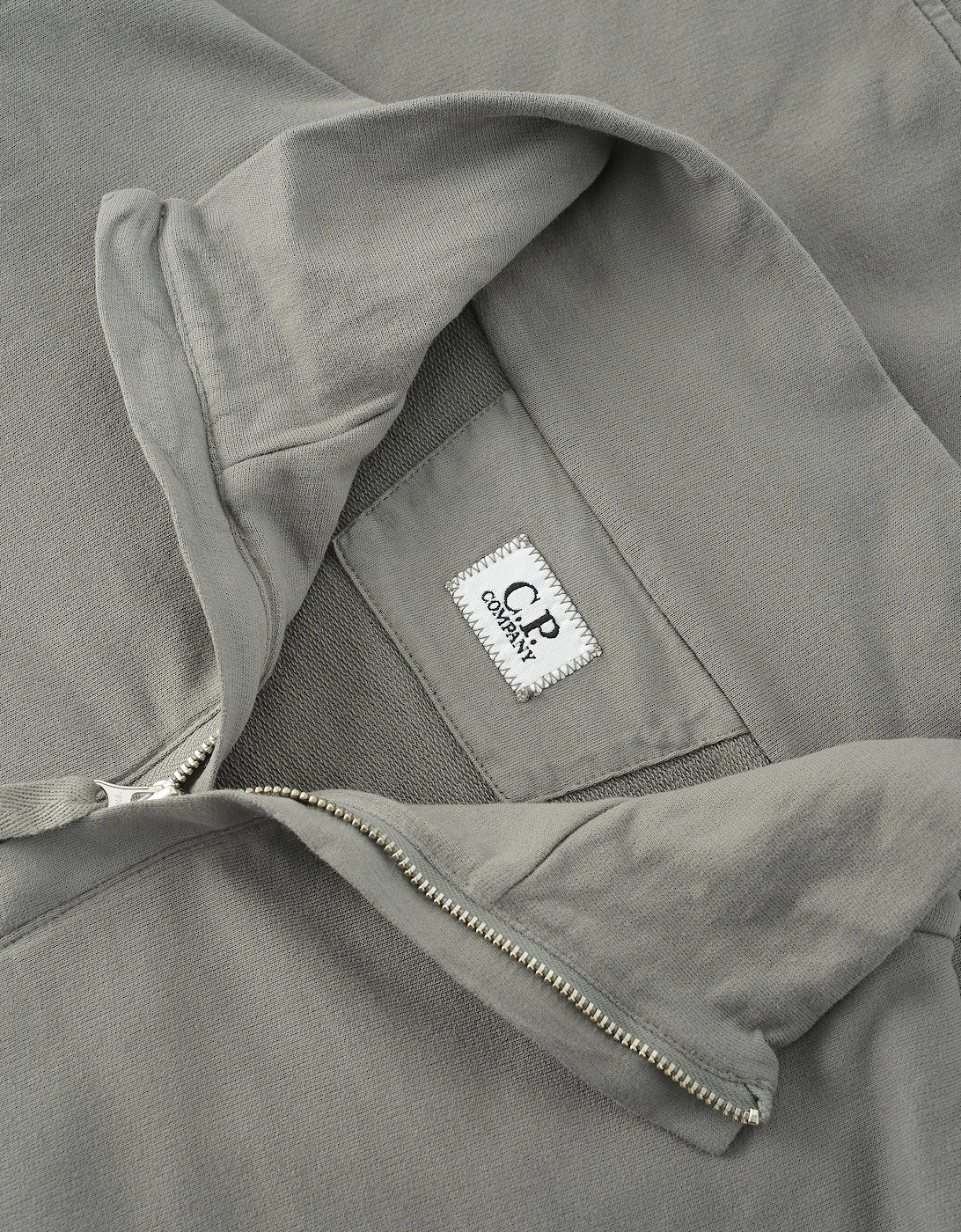Quarter Zip Sweatshirt Grey