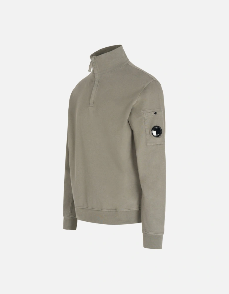 Quarter Zip Sweatshirt Grey