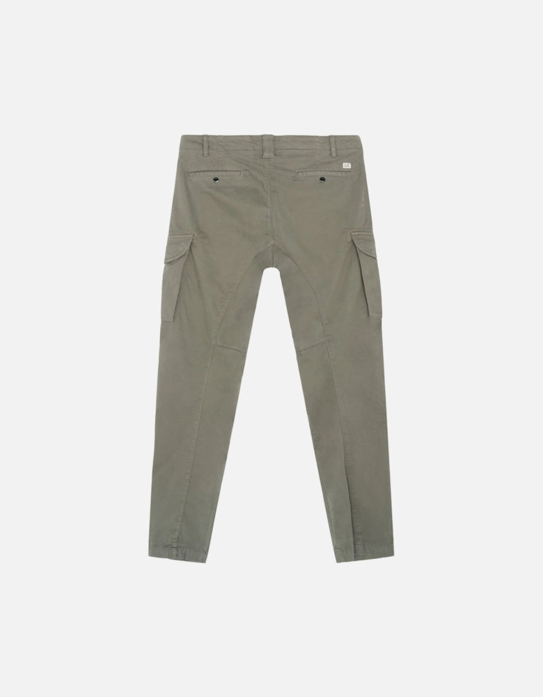 STRETCH	SATIN CARGO PANTS