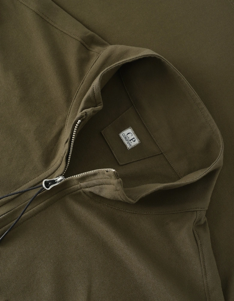 QUARTER ZIP PIQUET POLO